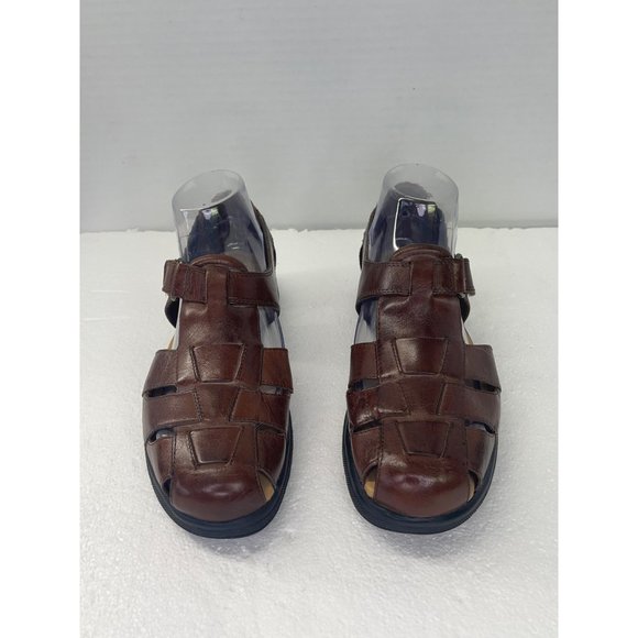 Thom McAn, woman’s size 8 brown sandals, shoe - Picture 7 of 16